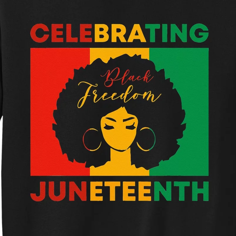 Celebrating Juneteenth Black Freedom African American Sweatshirt