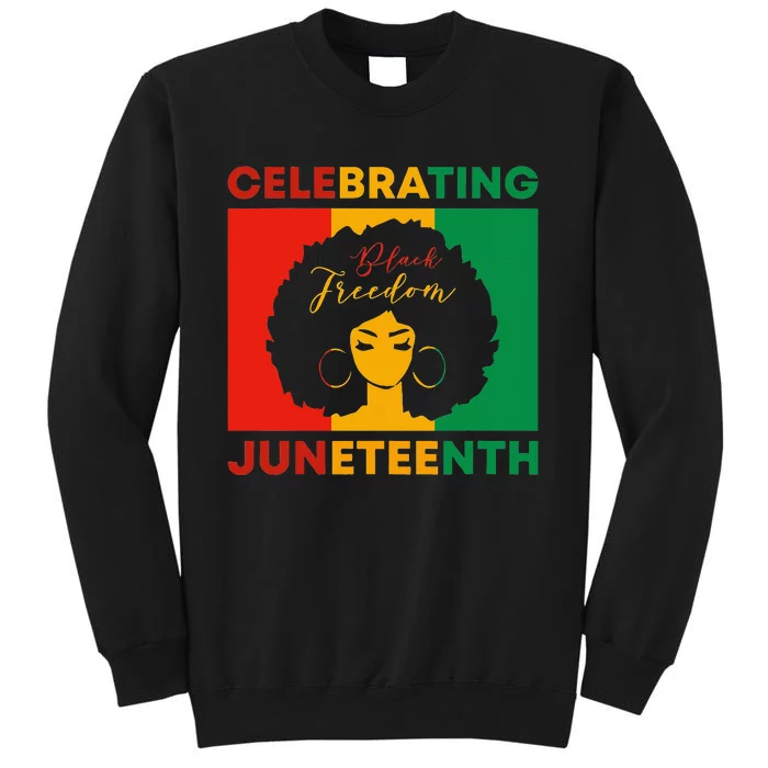 Celebrating Juneteenth Black Freedom African American Sweatshirt