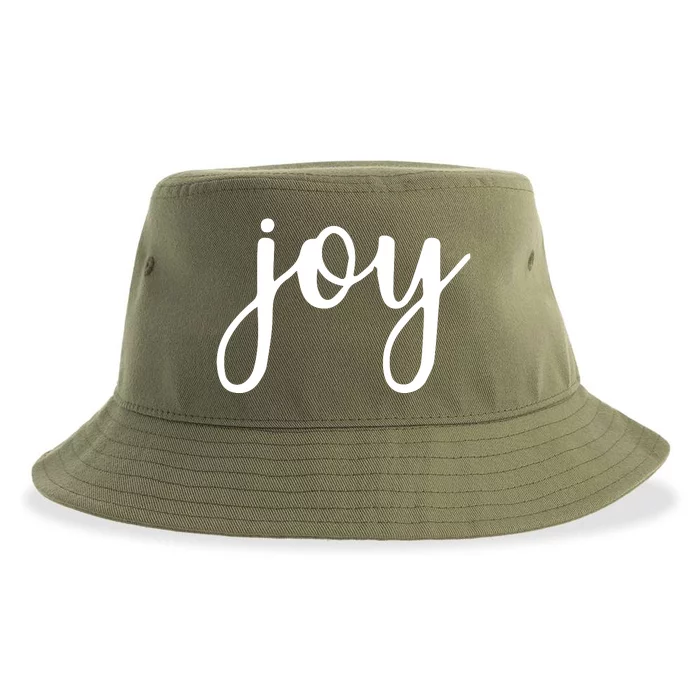 Christmas Joy Sustainable Bucket Hat