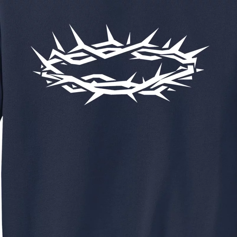 Christian Jesus Crown Of Thorn Good Friday & Easter. Sweatshirt