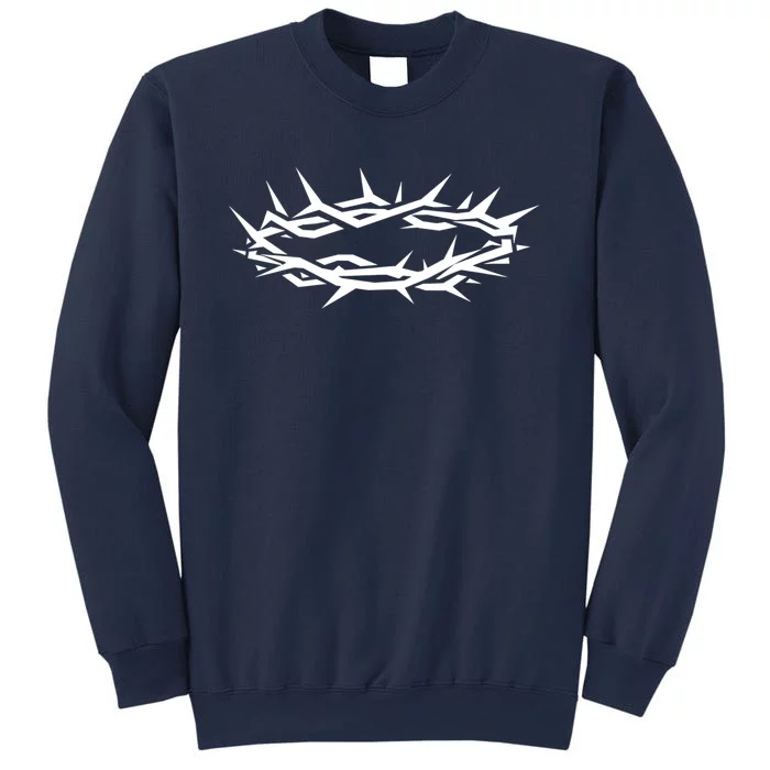 Christian Jesus Crown Of Thorn Good Friday & Easter. Sweatshirt