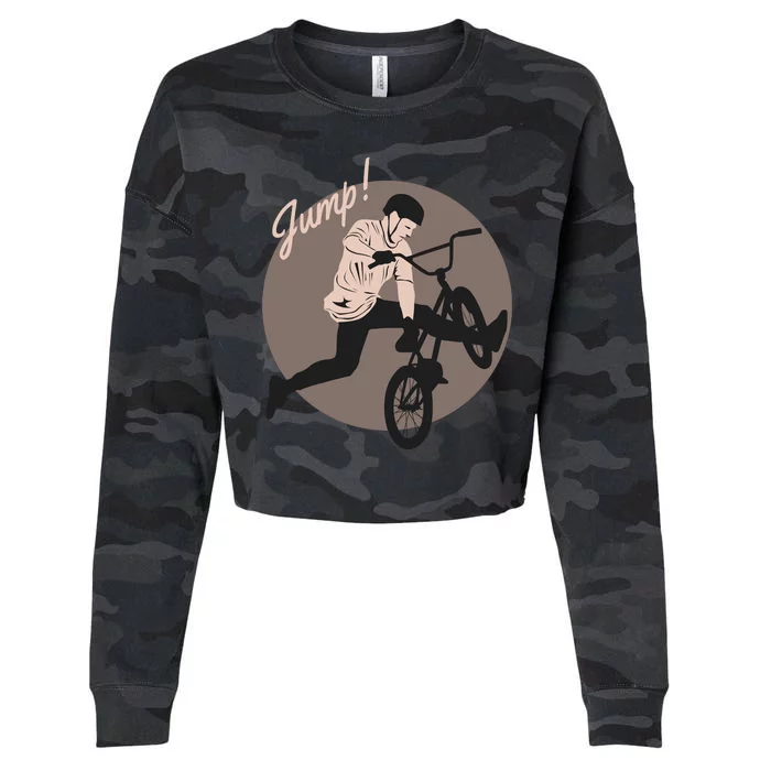 Cycling Jump Cropped Pullover Crew