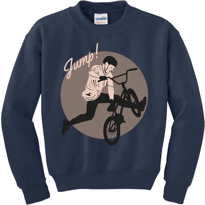 Cycling Jump Kids Sweatshirt