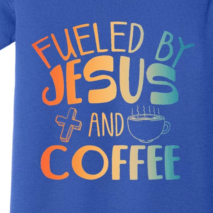 Christian Jesus Coffee Lover Baby Bodysuit