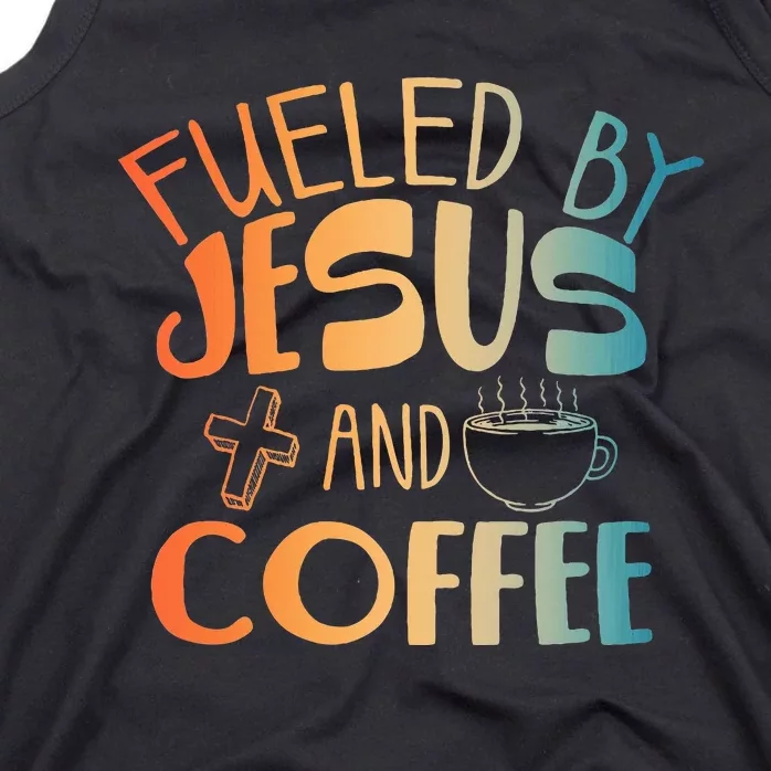 Cool Jesus Christian Jesus Coffee Lover Tank Top