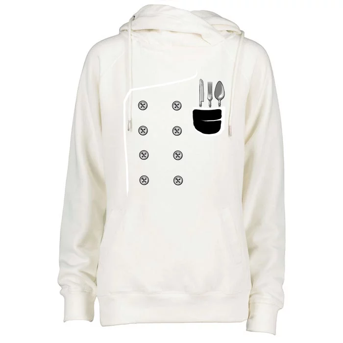 Chef Jacket Chef Costume Cook Cooking Funny Chef Gift Womens Funnel Neck Pullover Hood