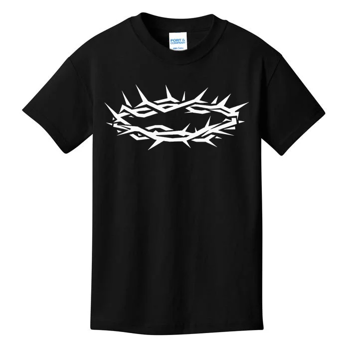 Christian Jesus Crown of Thorn Good Friday & Easter. Kids T-Shirt