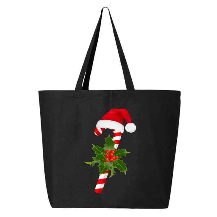 Christmas Jolly Candy Cane 25L Jumbo Tote