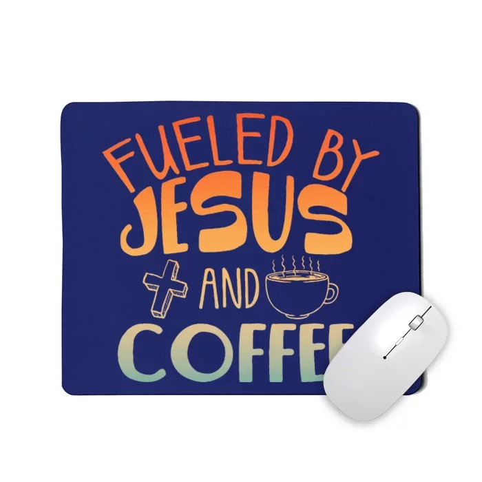 Cool Jesus Christian Jesus Coffee Lover Mousepad