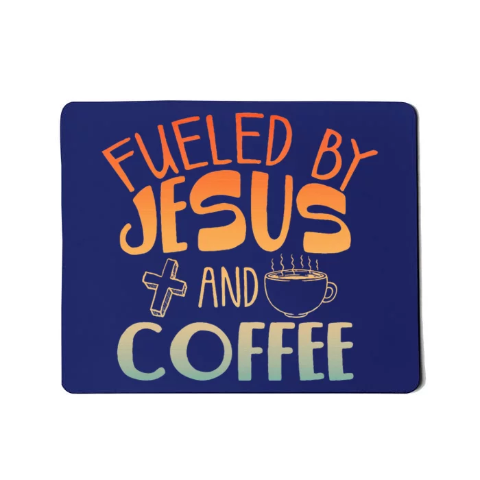 Cool Jesus Christian Jesus Coffee Lover Mousepad