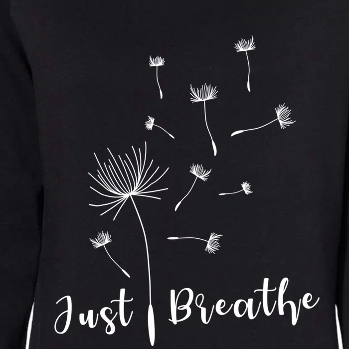 Cute Just Dandelion Tattoodesign Arrows Breathe Blow Pattern Meaningful Gift Womens California Wash Sweatshirt