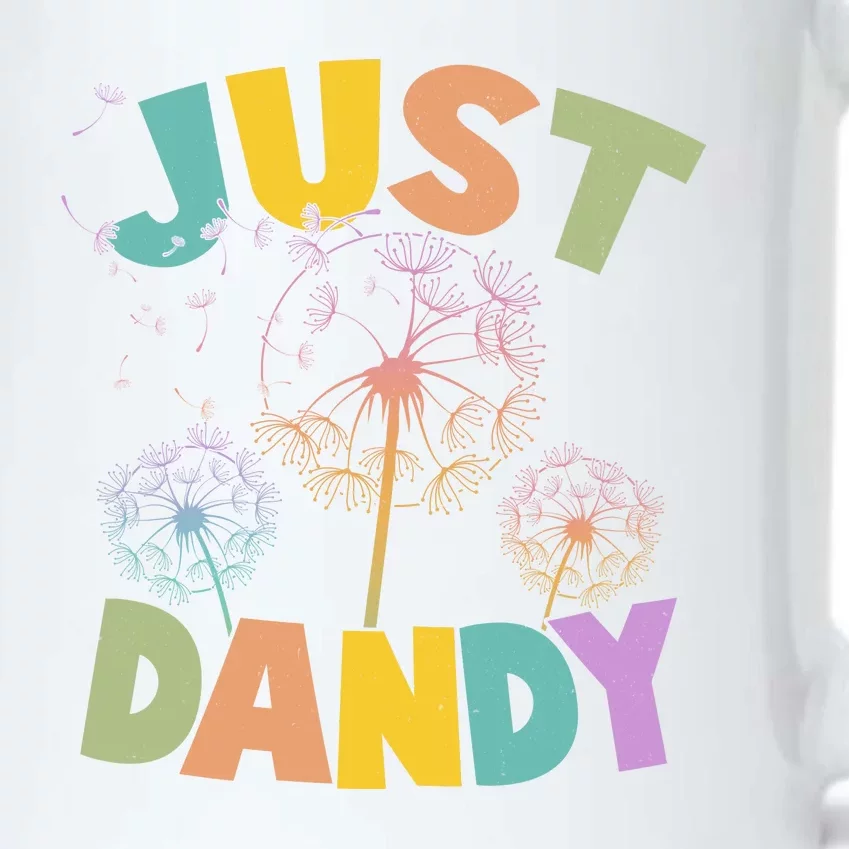 Cute Just Dandy Springtime Dandelions Black Color Changing Mug