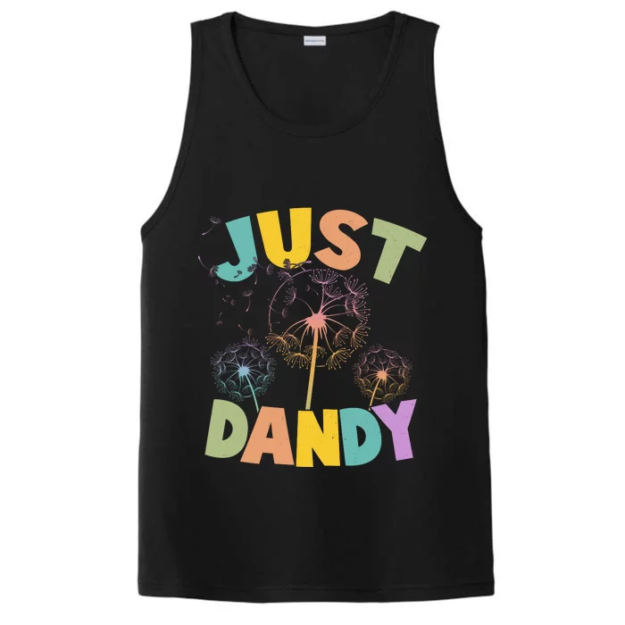 Cute Just Dandy Springtime Dandelions Performance Tank