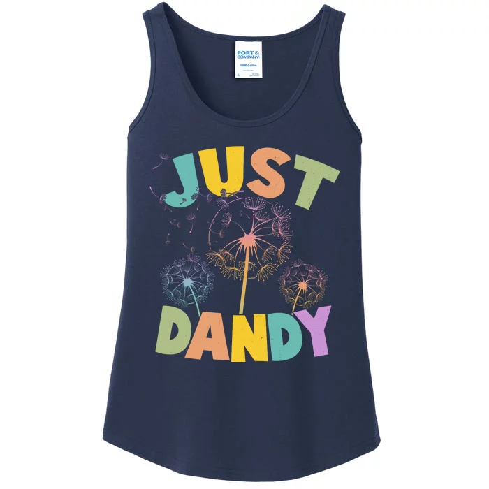 Cute Just Dandy Springtime Dandelions Ladies Essential Tank