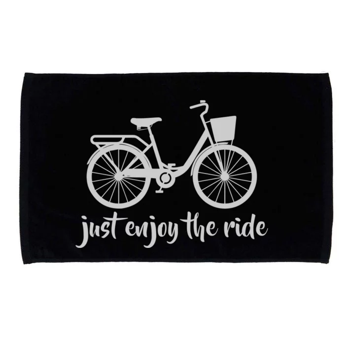 Cycling Just Enjoy The Ride Gift Microfiber Hand Towel