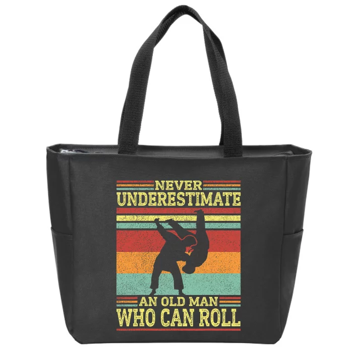 Cool Jujitsu For Dad Martial Brazilian Jiu Jitsu Zip Tote Bag