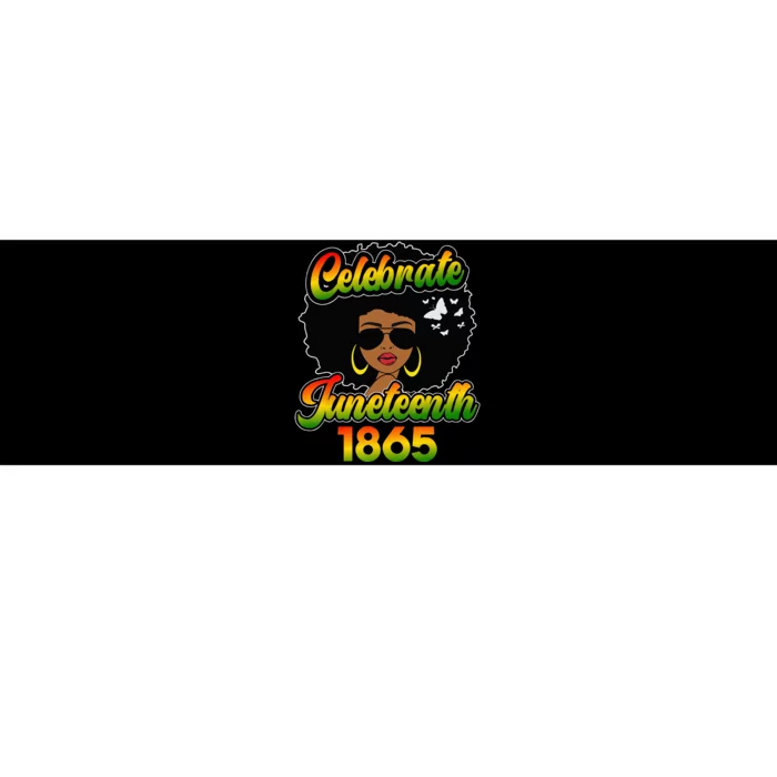 Celebrate Juneteenth FreeIsh Since 1865 emancipation BLM Bumper Sticker