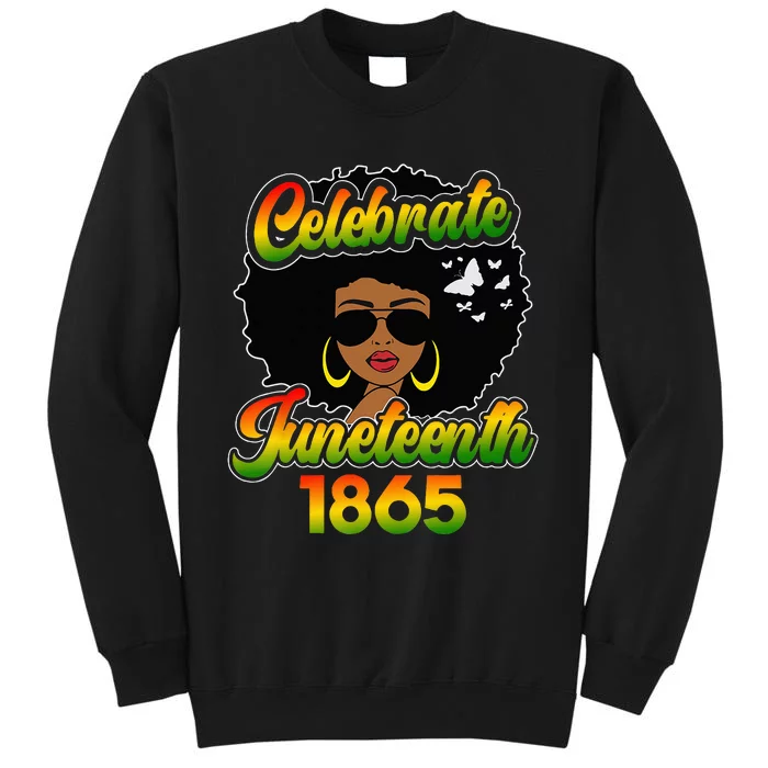 Celebrate Juneteenth FreeIsh Since 1865 emancipation BLM Tall Sweatshirt