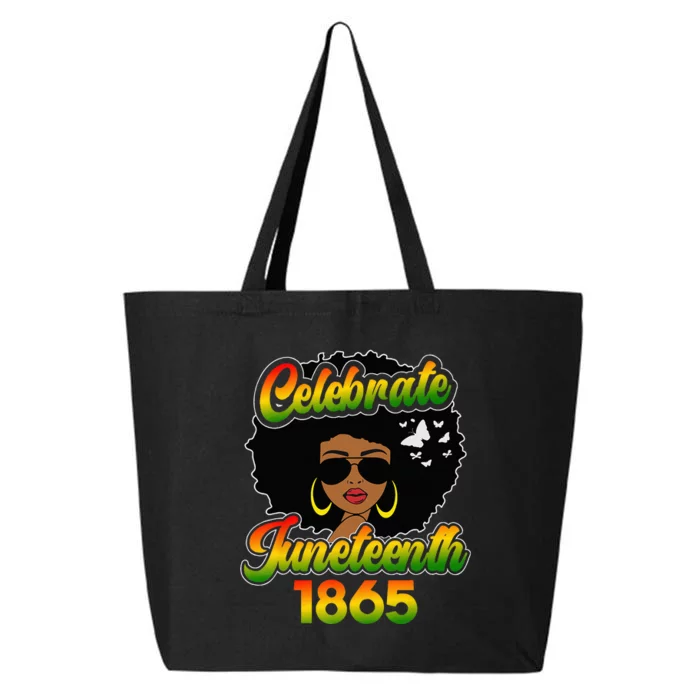 Celebrate Juneteenth FreeIsh Since 1865 emancipation BLM 25L Jumbo Tote