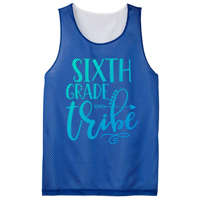 Cute Job Funny Sixth Grade Teacher 6Th Grade Gift Mesh Reversible Basketball Jersey Tank