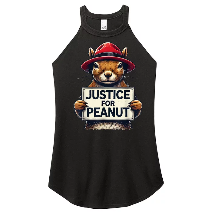 Cute Justice For Peanut The Squirrel Wanted Gift Women’s Perfect Tri Rocker Tank