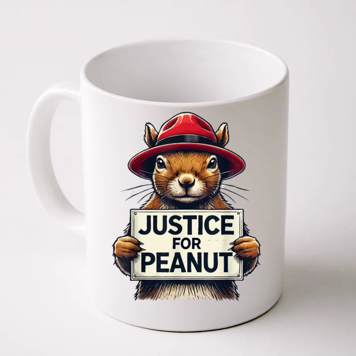 Cute Justice For Peanut The Squirrel Wanted Gift Front & Back Coffee Mug