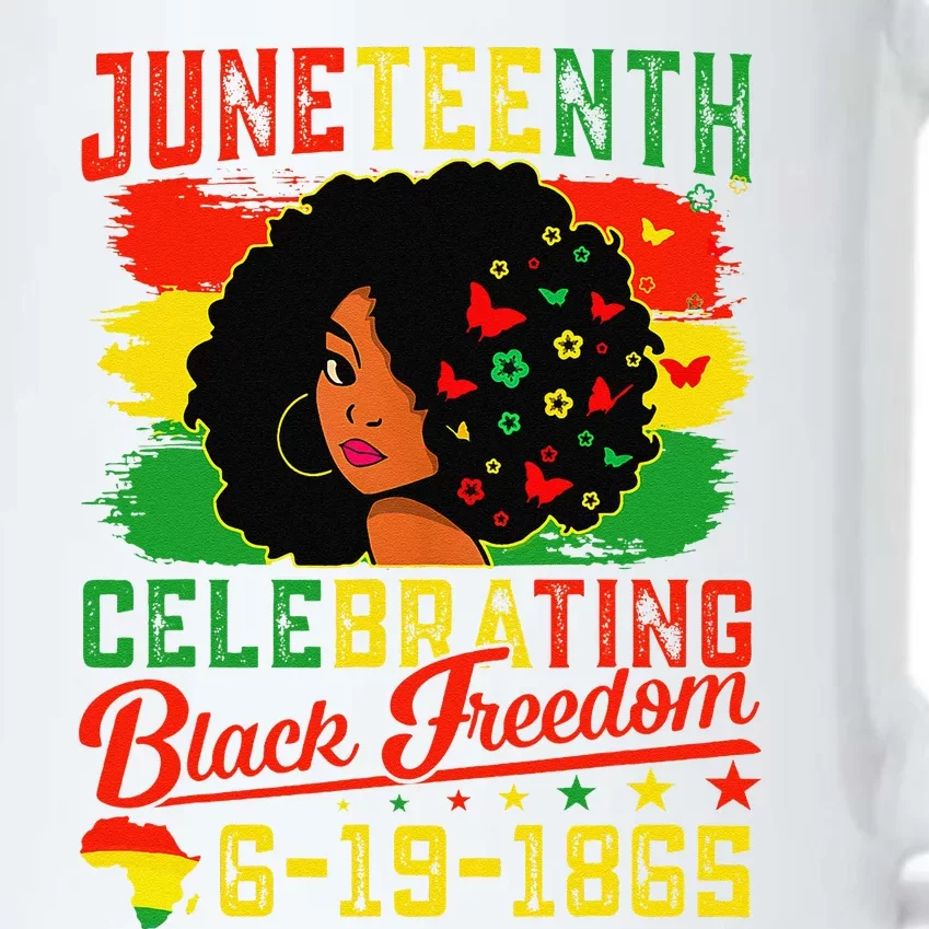 Celebrating Juneteenth Freedom 1865 Emancipation Black Women Black Color Changing Mug