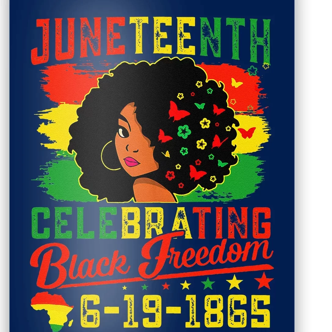 Celebrating Juneteenth Freedom 1865 Emancipation Black Women Poster