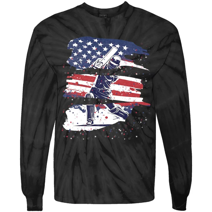 Cricket Jerseys For The World 2024 Usa Cricket Jersey America Cricket In Usa Tie-Dye Long Sleeve Shirt