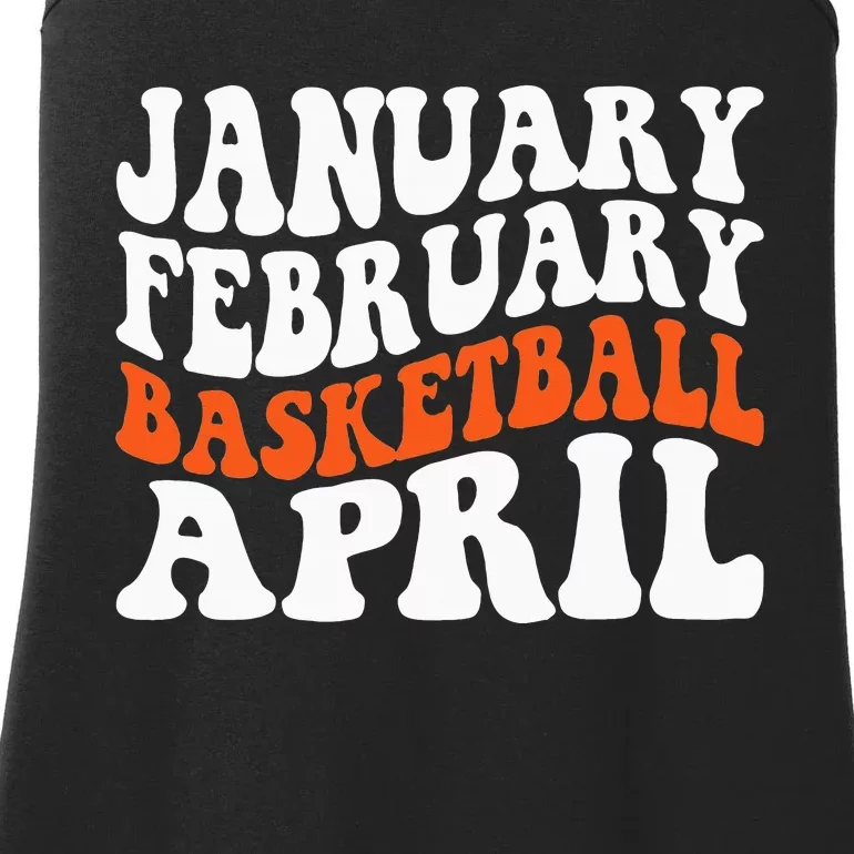 Creative January February Basketball April Basketball Gamer Ladies Essential Tank