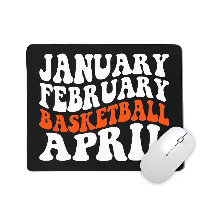 Creative January February Basketball April Basketball Gamer Mousepad