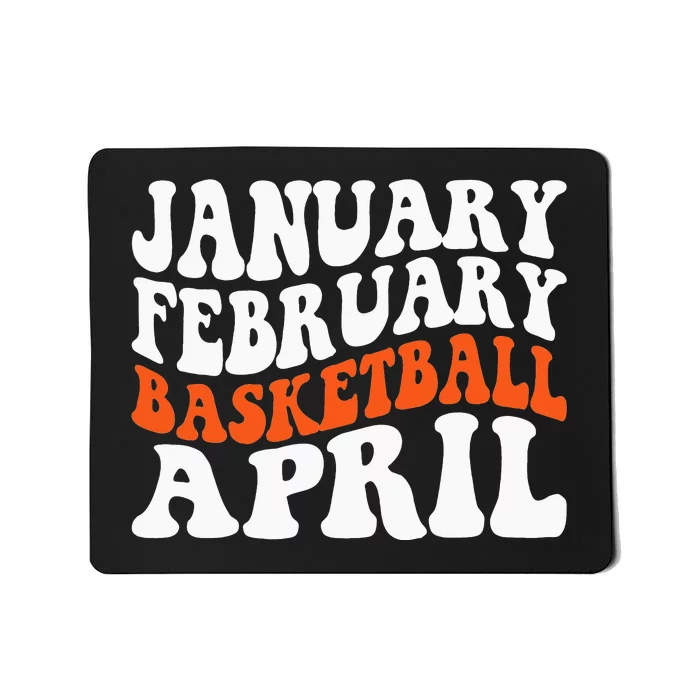 Creative January February Basketball April Basketball Gamer Mousepad