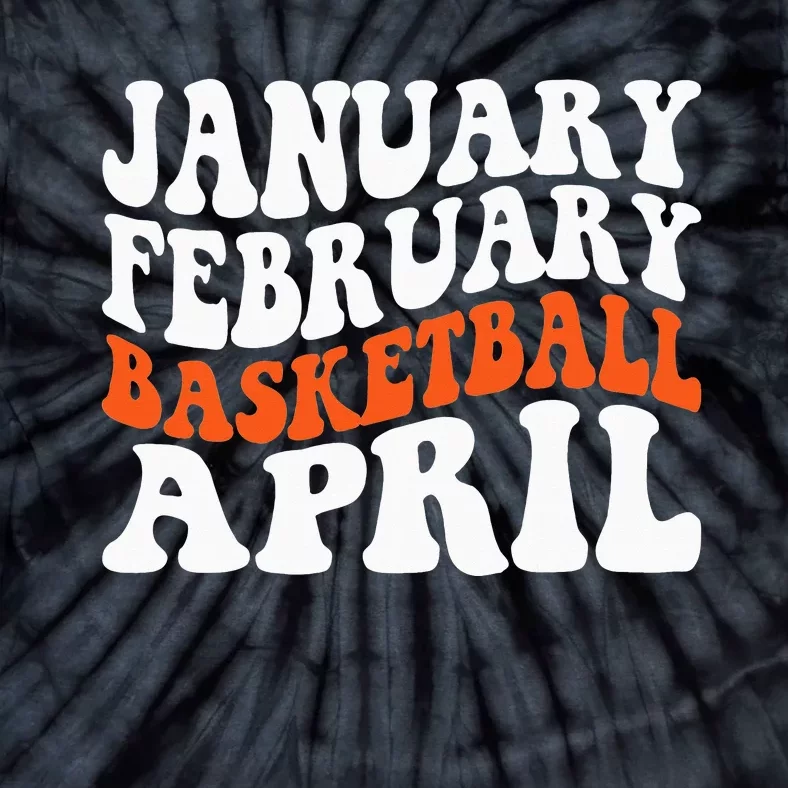 Creative January February Basketball April Basketball Gamer Tie-Dye T-Shirt