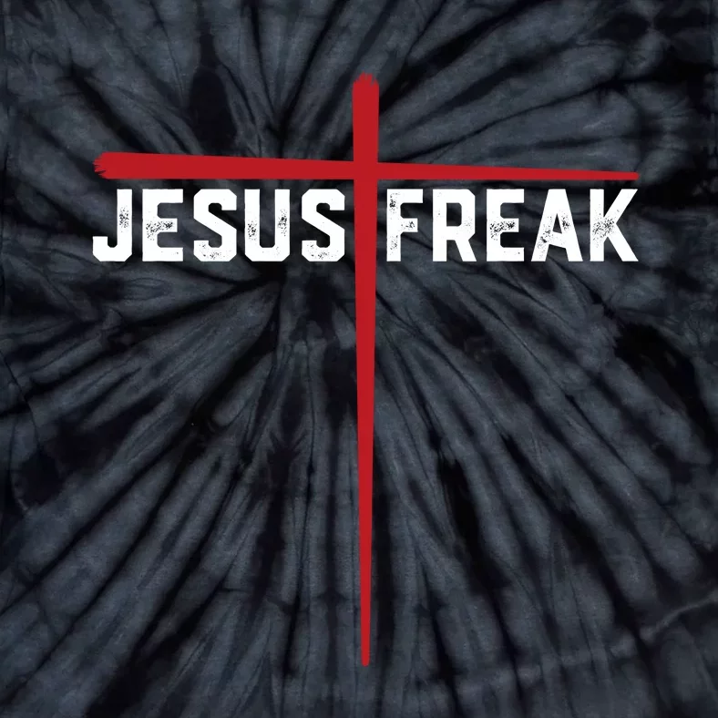 Christian Jesus Freak Red Cross Tie-Dye T-Shirt