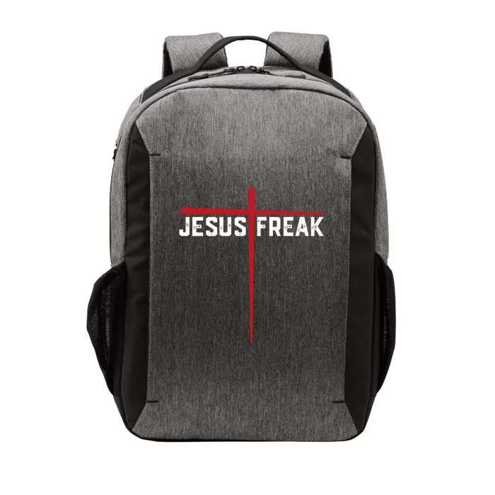 Christian Jesus Freak Red Cross Vector Backpack