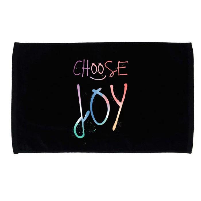 Choose Joy Gift Happy Motivational Gift Microfiber Hand Towel