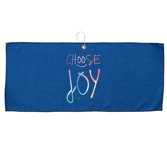 Choose Joy Gift Happy Motivational Gift Large Microfiber Waffle Golf Towel