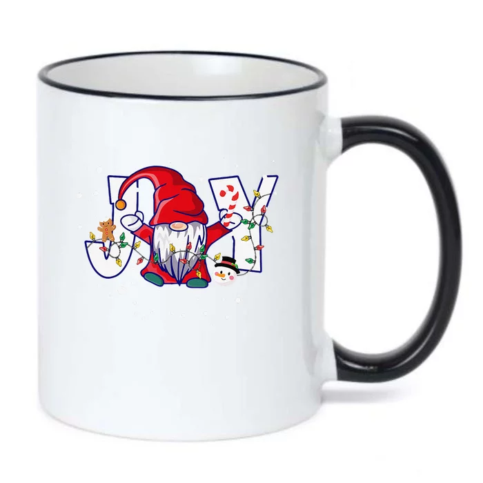 Christmas Joy Gnome Christmas Black Color Changing Mug