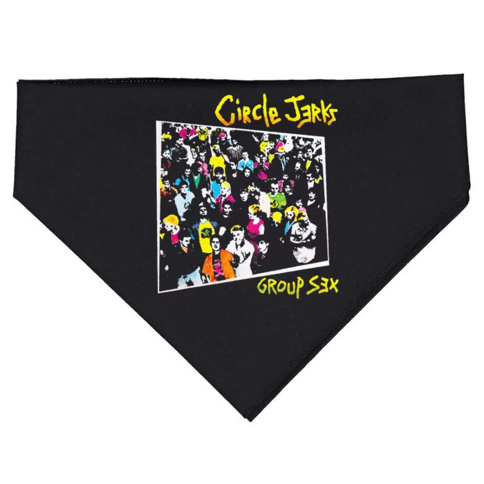 Circle Jerks Group Sex USA-Made Doggie Bandana