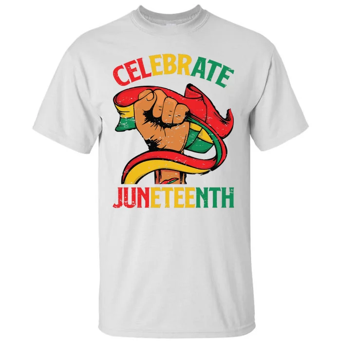 Celebrate Juneteenth Graphic Tall T-Shirt