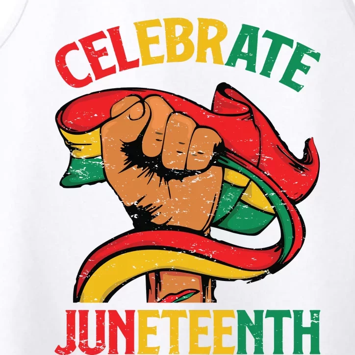 Celebrate Juneteenth Graphic Performance Tank