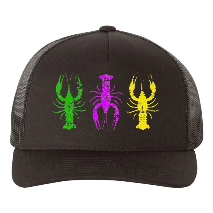 Crawfish Jester Hat Bead New Orleans Mardi Gras Yupoong Adult 5-Panel Trucker Hat