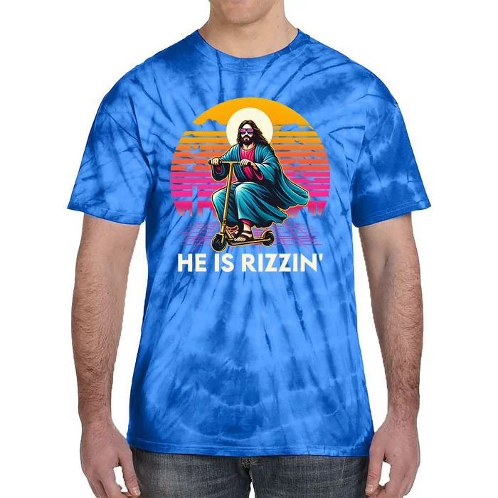 Cool Jesus Has Rizzen Tie-Dye T-Shirt