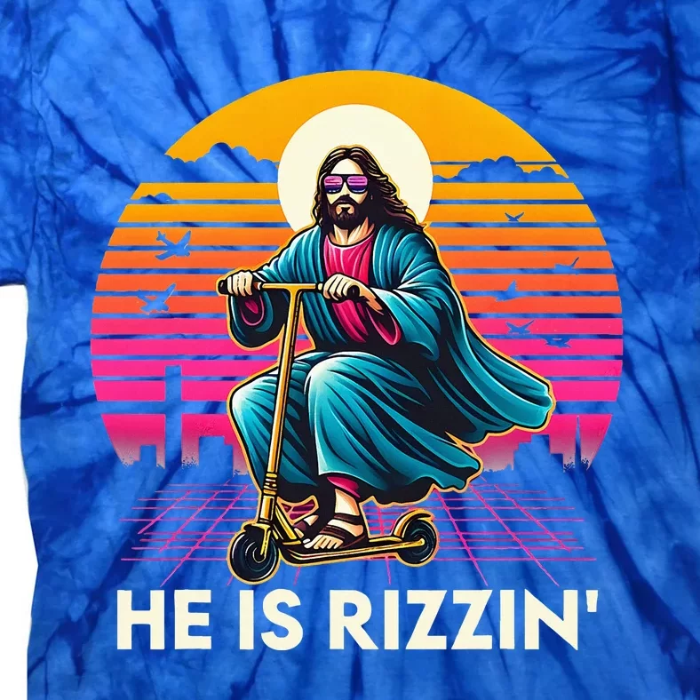 Cool Jesus Has Rizzen Tie-Dye T-Shirt