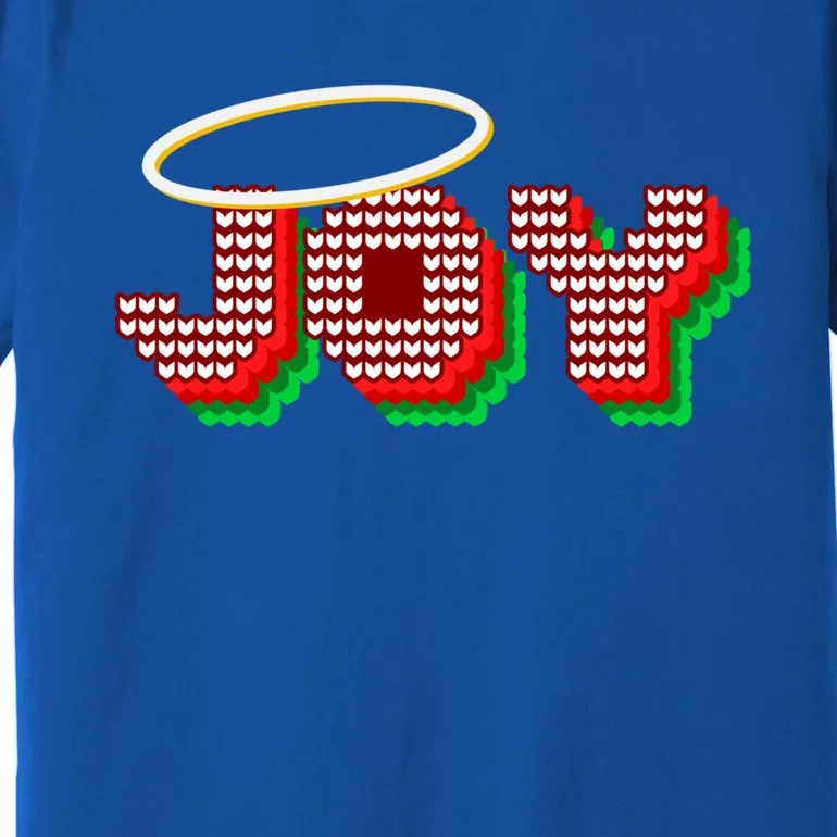 Christmas Joy Halo Xmas Knitted Faith Gift Premium T-Shirt