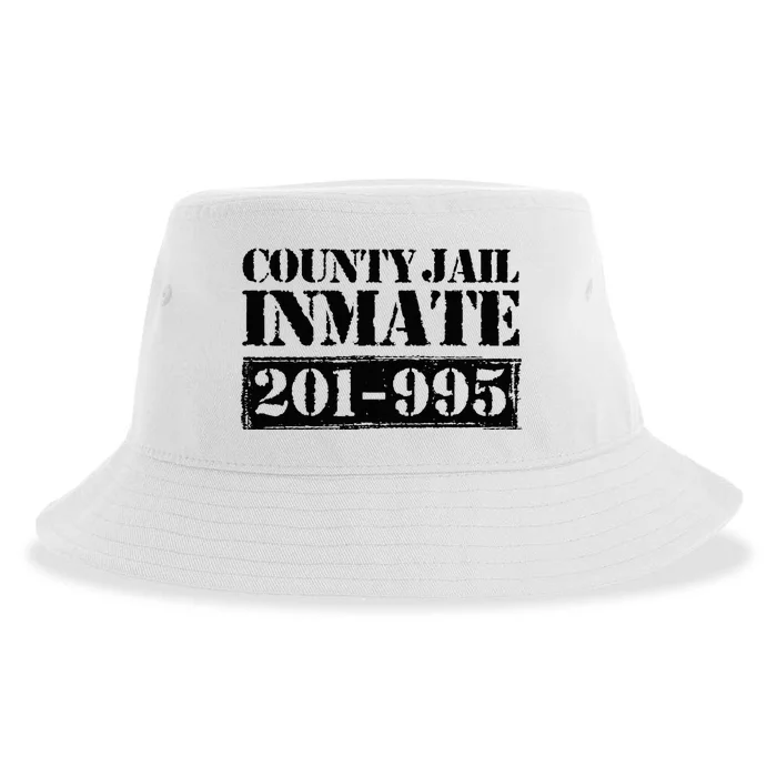 County Jail Inmate Number Halloween Costume Party Sustainable Bucket Hat