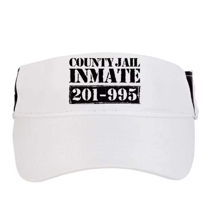 County Jail Inmate Number Halloween Costume Party Adult Drive Performance Visor