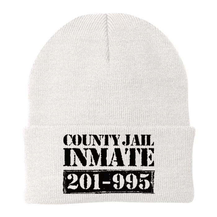 County Jail Inmate Number Halloween Costume Party Knit Cap Winter Beanie