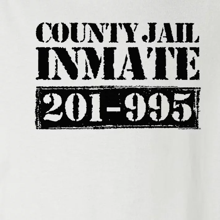 County Jail Inmate Number Halloween Costume Party Toddler Long Sleeve Shirt