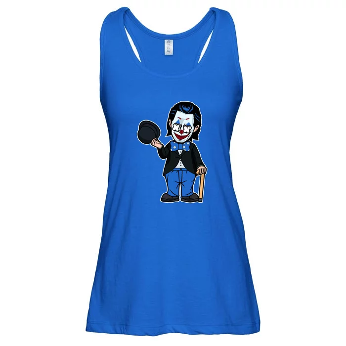 Chalie Joker Illustration Ladies Essential Flowy Tank